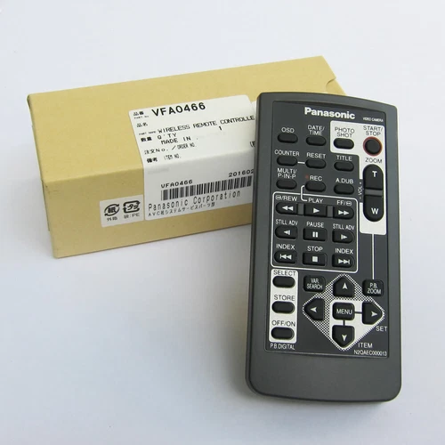Panasonic Camcorder Remote Control AG-HVX200 HPX255 HPX200 HPX170 Part VFA0466