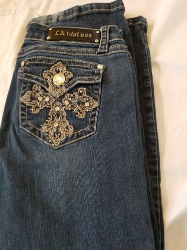 LA IDOL LOW RISE JEANS SIZE 11 33X34 | eBay