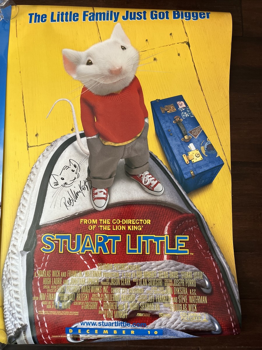 Signed Stuart Little 1999 Movie Poster Double Sided Plus