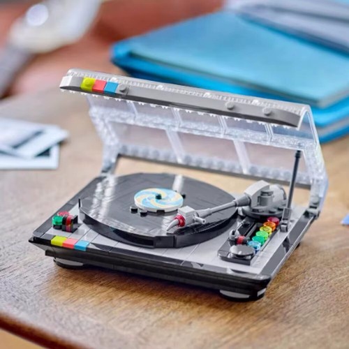 310PCS Retro Record Player Building Blocks – Music Toy Model MOC Gift Set - Bild 8 von 24