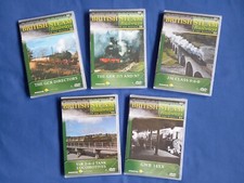 British Steam Railways bundle of 5 DeAGOSTINI sealed DVDs, #52, 58, 59, 61 & 64