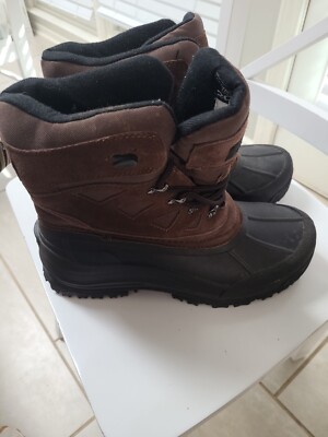 Tamarack Live River Snow 3M 200g Thinsulate Boot Sz 11 Brown Leather L6-LP Men s