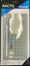 X-ACTO HOME/OFFICE CUTTING SET X7768 INCLUDES-KNIFE, BLADES, & MAT NEW SEALED!