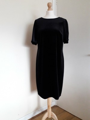 black velvet tunic dress