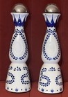 2 CLASE AZUL REPOSADO TEQUILA CERAMIC BOTTLES WITH TOP  750.mL  COLLECTION EMPTY — photo 1