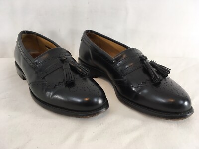 Allen Edmonds Brigenton Tassel Loafers Black Leather Men 8D ✓Mens 8D Allen Edmonds Bridgeton Black Kiltie | Mercari main image 2