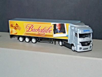 Advertising Model Toy Truck Plastic - like HO scale - Edeka Backstube