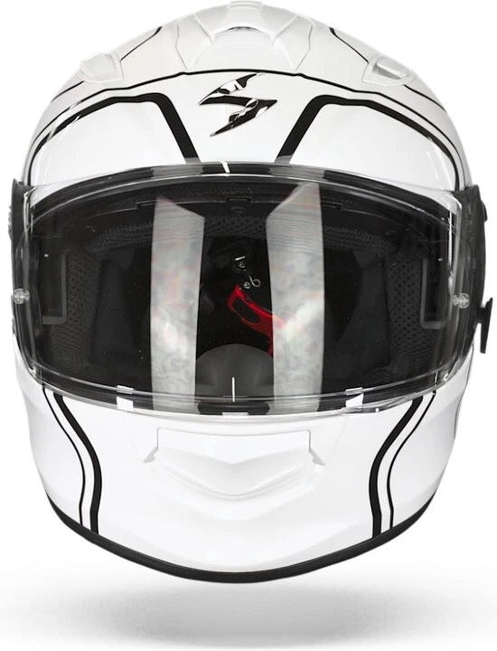 Scorpion EXO-491 West Integralhelm (Weiß/schwarz/glossy) Gr: XL - Bild 2 von 4