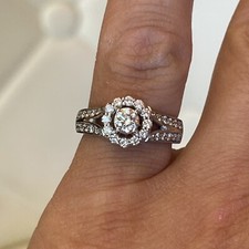 0.96 TCW Diamond Wedding Anniversary Band Ring 100 Natural 14k Gold F VS2/