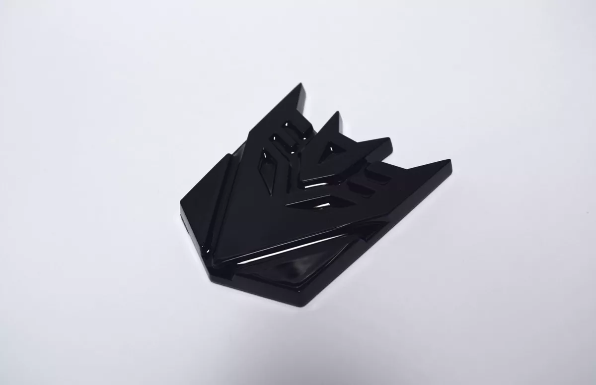 3D Black Decepticon Transformers Emblem Badge Car Stickers Truck