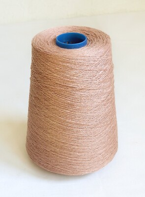 Natural 100% Linen Knitting and Weaving Yarns, 1.1 lb / 500 grams cone, 2 ply