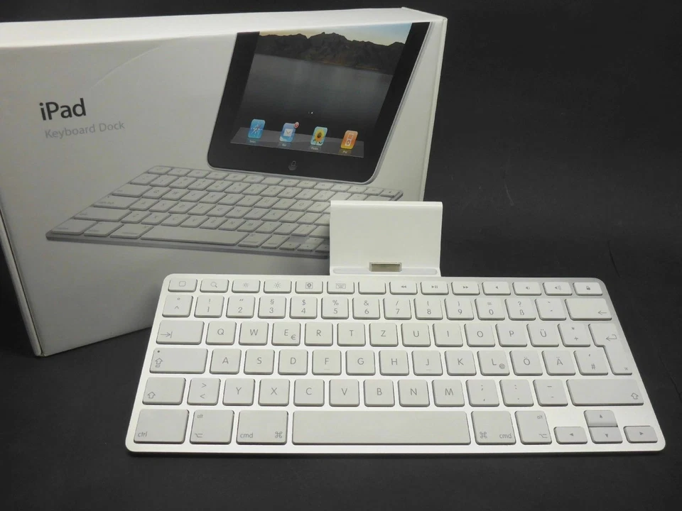 iPad Keyboard Dock MC533D/A ORIGINAL-Apple Dockingstation Tastatur iPad 1 2 3 4