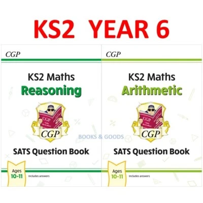 KS2 SATS Year 6 Maths Question Books Reasoning Arithmetic with Answer Ages 10-11