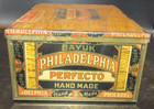 Vintage Antique Philadelphia Bayuk Perfecto Metal Cigar Box Hinged Lid — photo 5