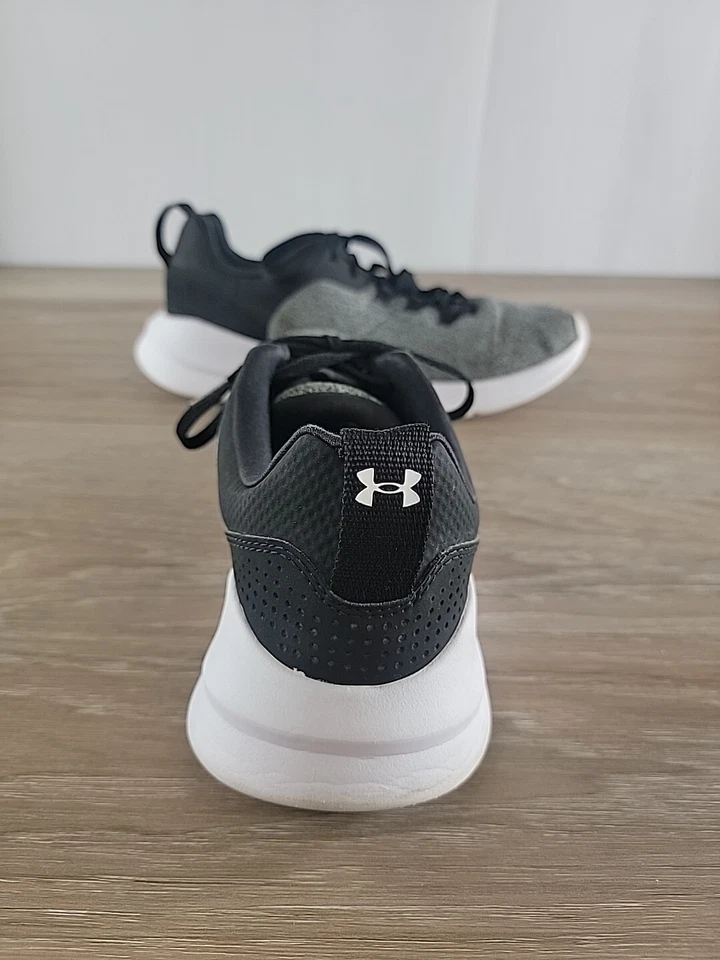Under Armour Essential Running & Jogging Shoes Men's Black, Gray & White-Size 8 - Image 3 of 4
