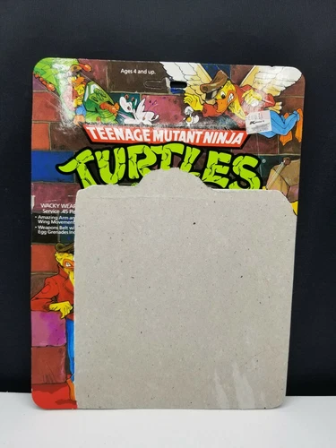 VINTAGE TMNT 1989 ACE DUCK ORIGINAL CARD BACK ONLY READ DESCRIPTION