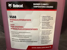 Genuine Bobcat HOT CLIMATE Hydraulic Hydrostatic Fluid Oil  2.5 Gallon SkidSteer