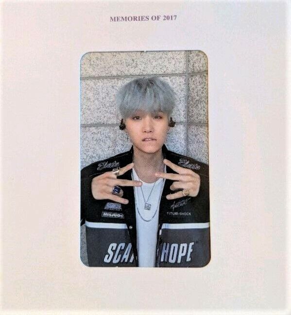 BTS Bangtan Memories of 2017 Blu-ray Limited Official Photocard Photo Card  PC