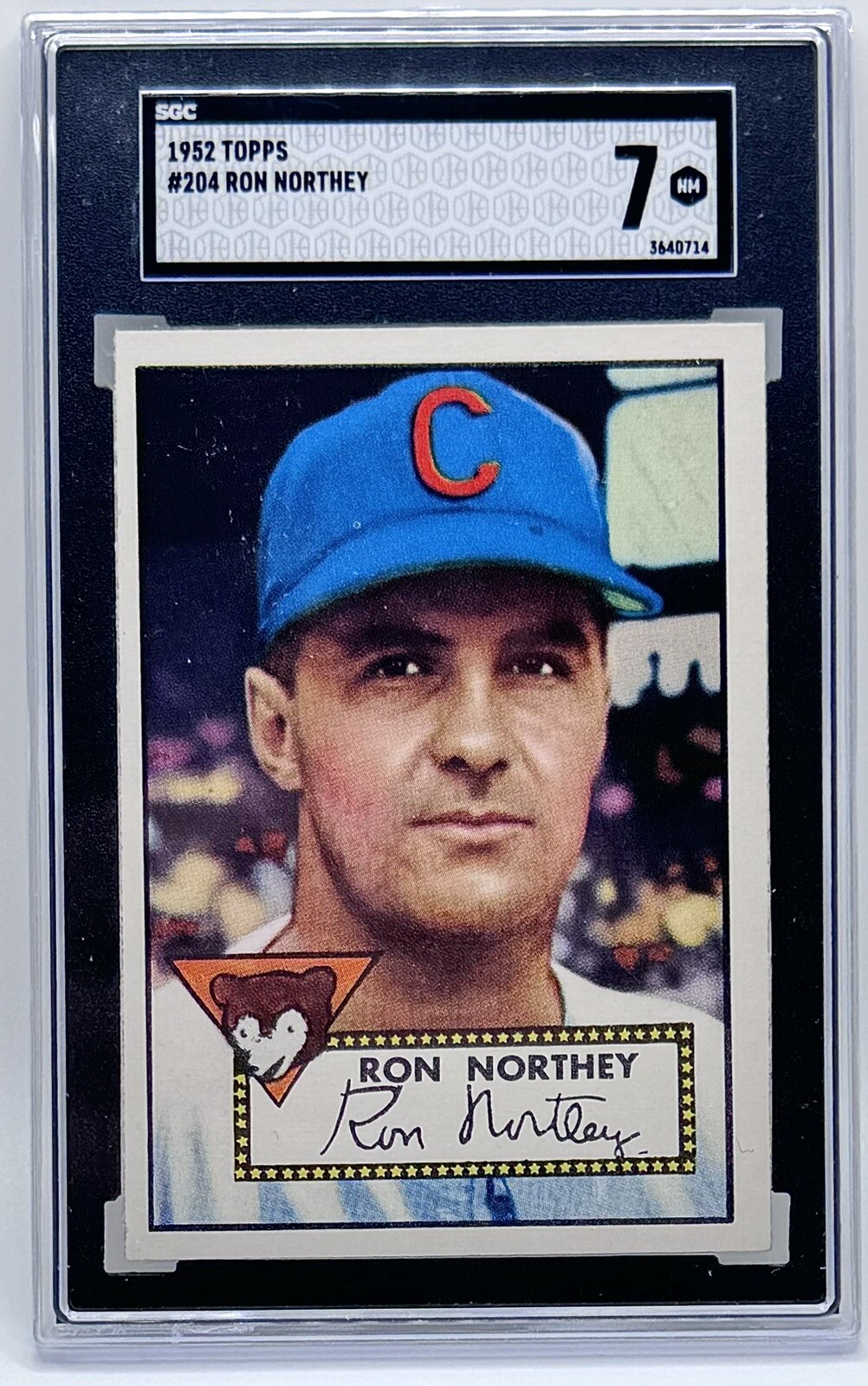 1952 Topps #204 Ron Northey SGC 7 NM