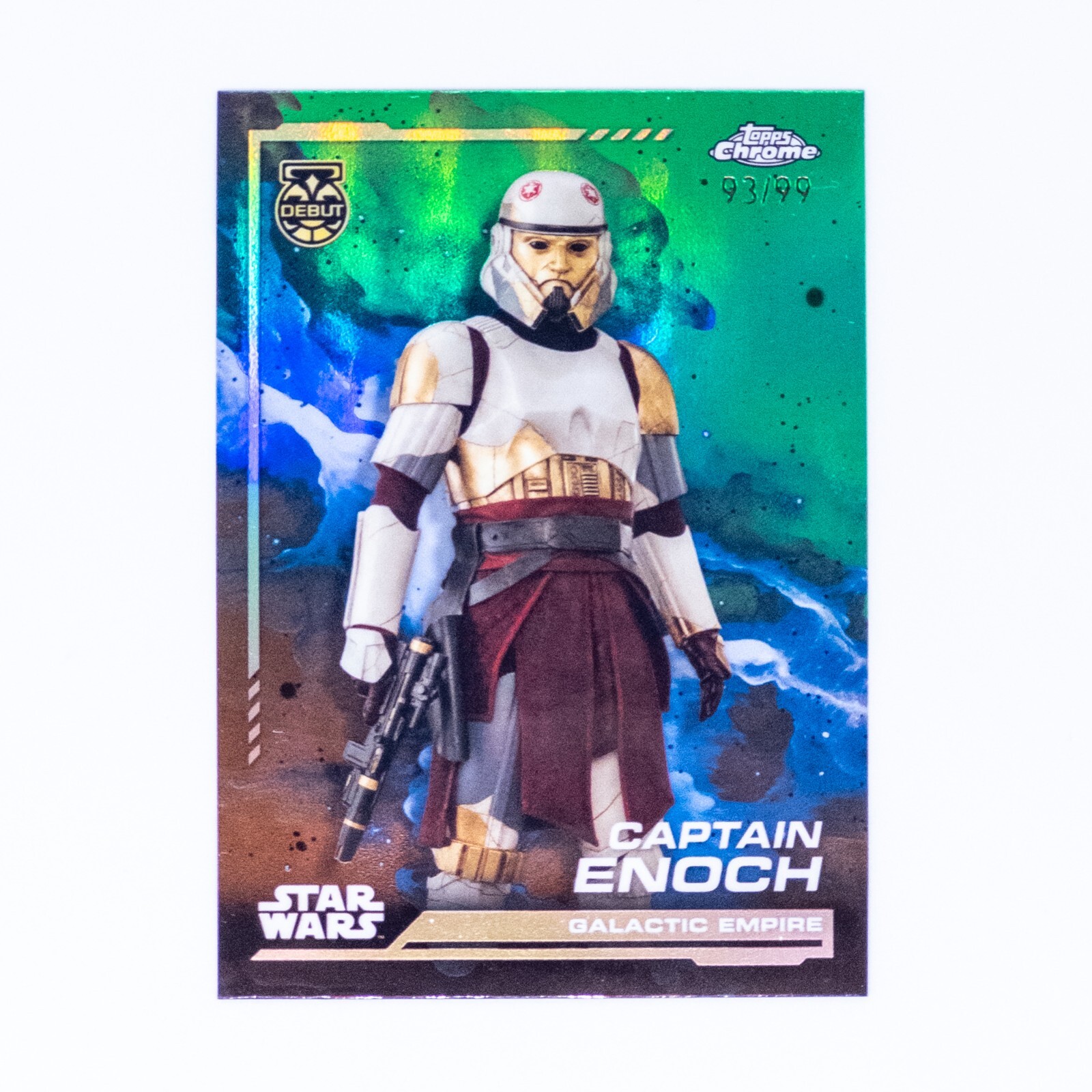 2024 Topps Star Wars Chrome Captain Enoch Green Refractor /99