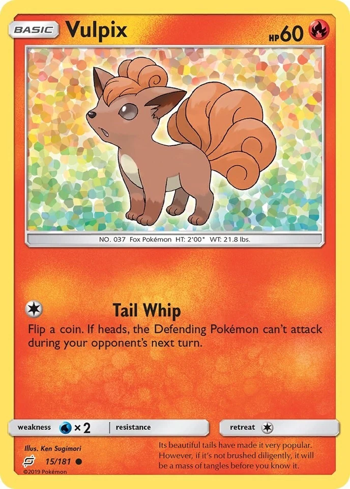 Vulpix 15/181 Sm-Team Up