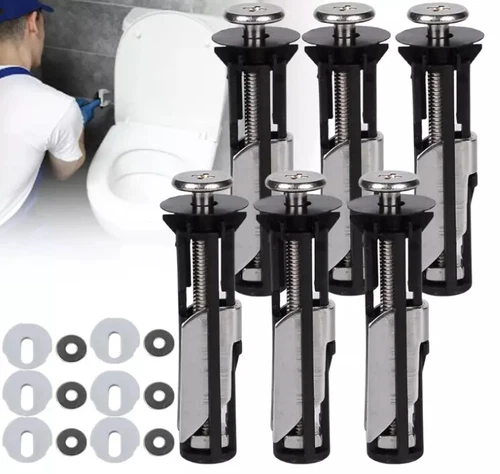 Heavy Duty Toilet Seat Fastener Bolt kit, Universal Toilet Seat Bolt Kit Tool - Picture 18 of 21
