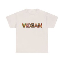 T Shirt Heavy Cotton Tee Vegan, advocacy, animals, cruelty,activist, veggies,