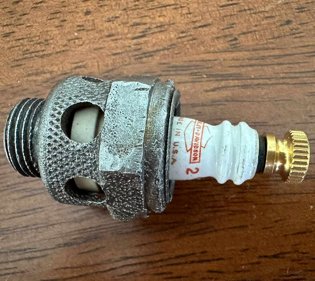 Champion #2 Harley Davidson Vintage Spark Plug Knucklehead Flathead USA