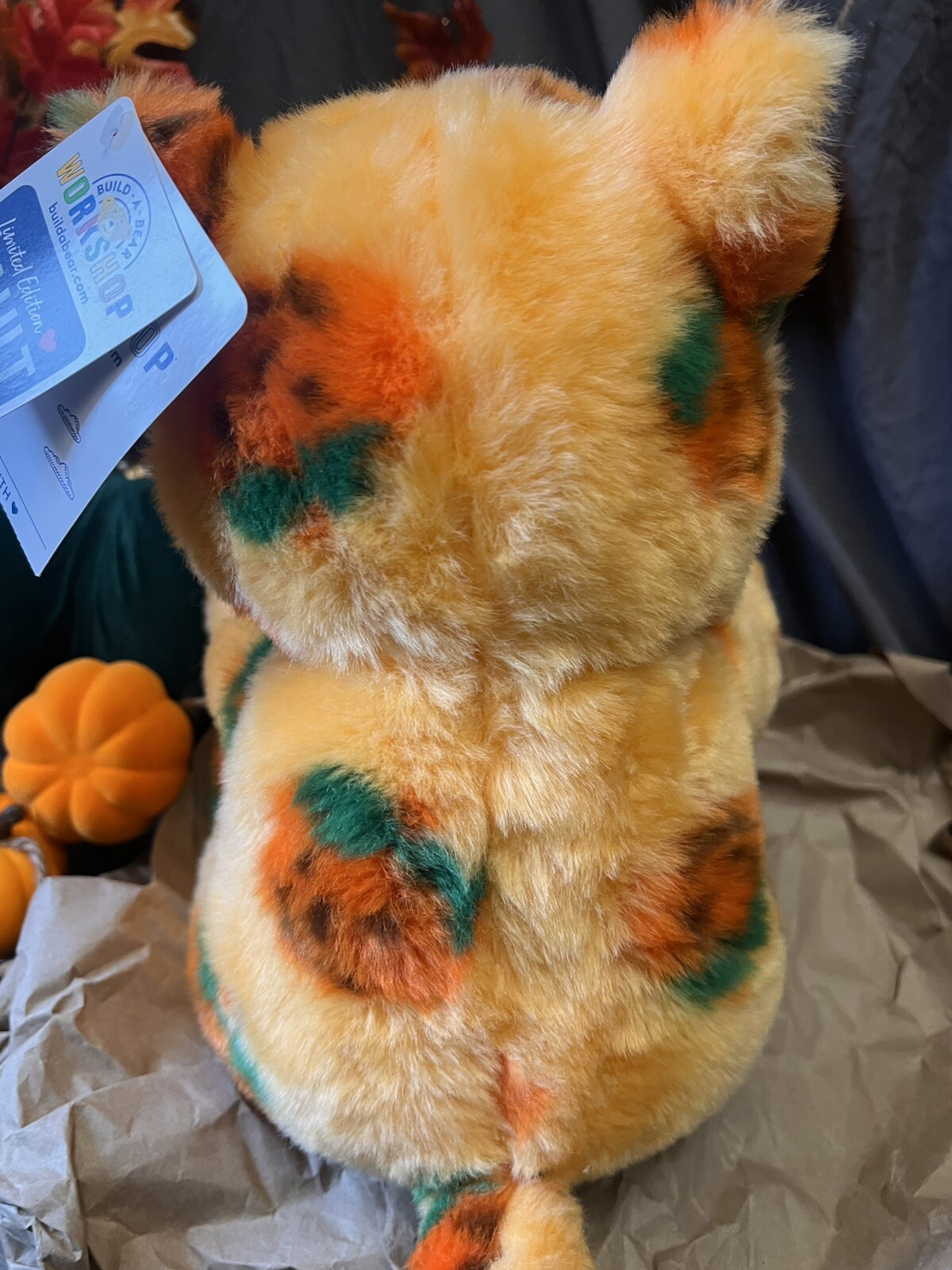 Build A Bear Vault OOAK PARALLEL Pumpkin Kitty 2024 NWT Halloween Stuffed