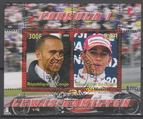 Automobile stamps / Formula 1 - Congo stamp sheet - VGC