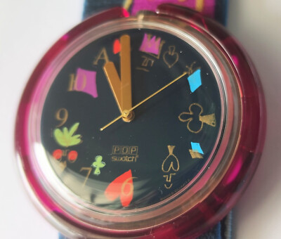 SWATCH POP ALICE PWK165 1992 NEW RARE ALICE IN