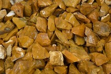 1 Pound of Natural Yellow Jasper from Madagascar - Cabbing, Tumble Rocks, Reiki