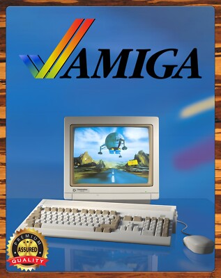 Amiga 1200 Computer - The Computer For The Rest Of Us - Metal Sign 11 x ...