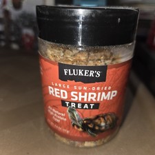 Large Sun Dried Red Shrimp High Protein Treats Aquatic Turtle Food 0.6 17 grams