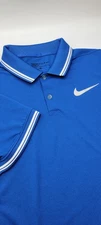 Nike Dry Tipped Modern Fit Golf Polo NWOT Size M 833075-433 Blue Jay (9)