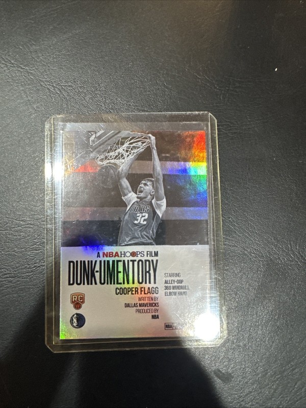 2025-26 Topps NBA Hoops - Cooper Flagg Dunk-Umentory #D-11 (RC) Hobby Exclusive