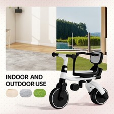 5 in 1 Tricycle for Toddlers 1-3 Years Old with Adjustable Push Handle
