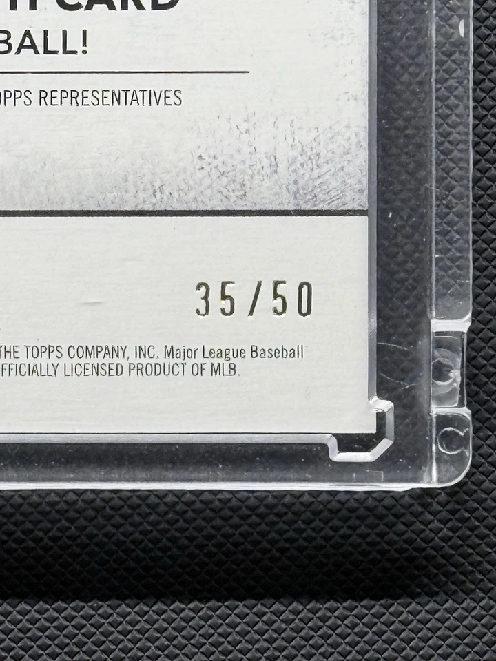 Serie Topps Update 2025 - Tarjeta autógrafa Big Sean First Pitch 31/50 #FPA-BIGS Foto 3 de 3