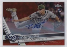 2017 Chrome Update Target Exclusive Red Refractor 18/25 Jose De Leon Auto w5p