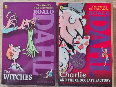 Roald Dahl, The Witches & Charlie and the Chocolate factory | English, Ages 7 up