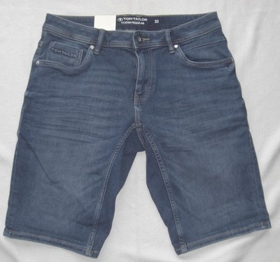 Tom Tailor Mens Jeans Short Cropped Trousers W32 Model Josh New + Unworn