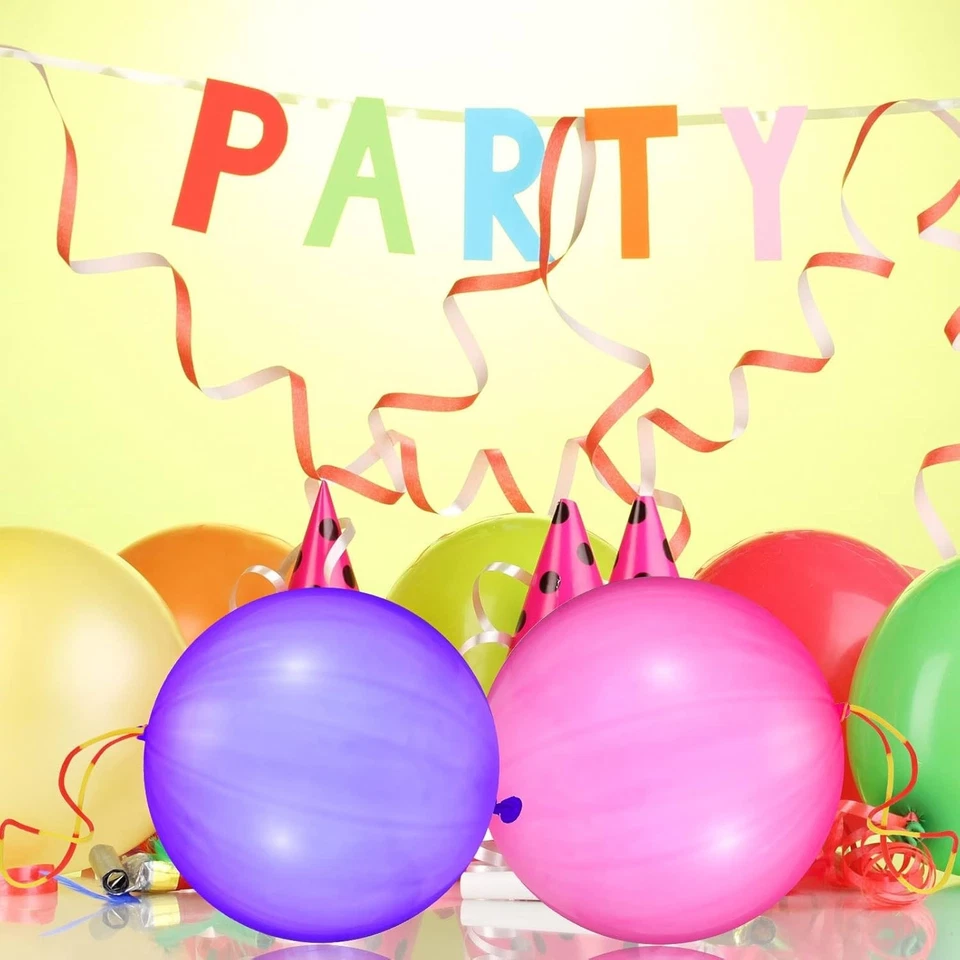 25 БОЛЬШИХ ВОЗДУШНЫХ ШАРОВ для вечеринок, наполнителей сумок, лакомств, ДЕТСКИХ трофейных сумок, игрушек, на день рождения - Изображение 4 из 4
