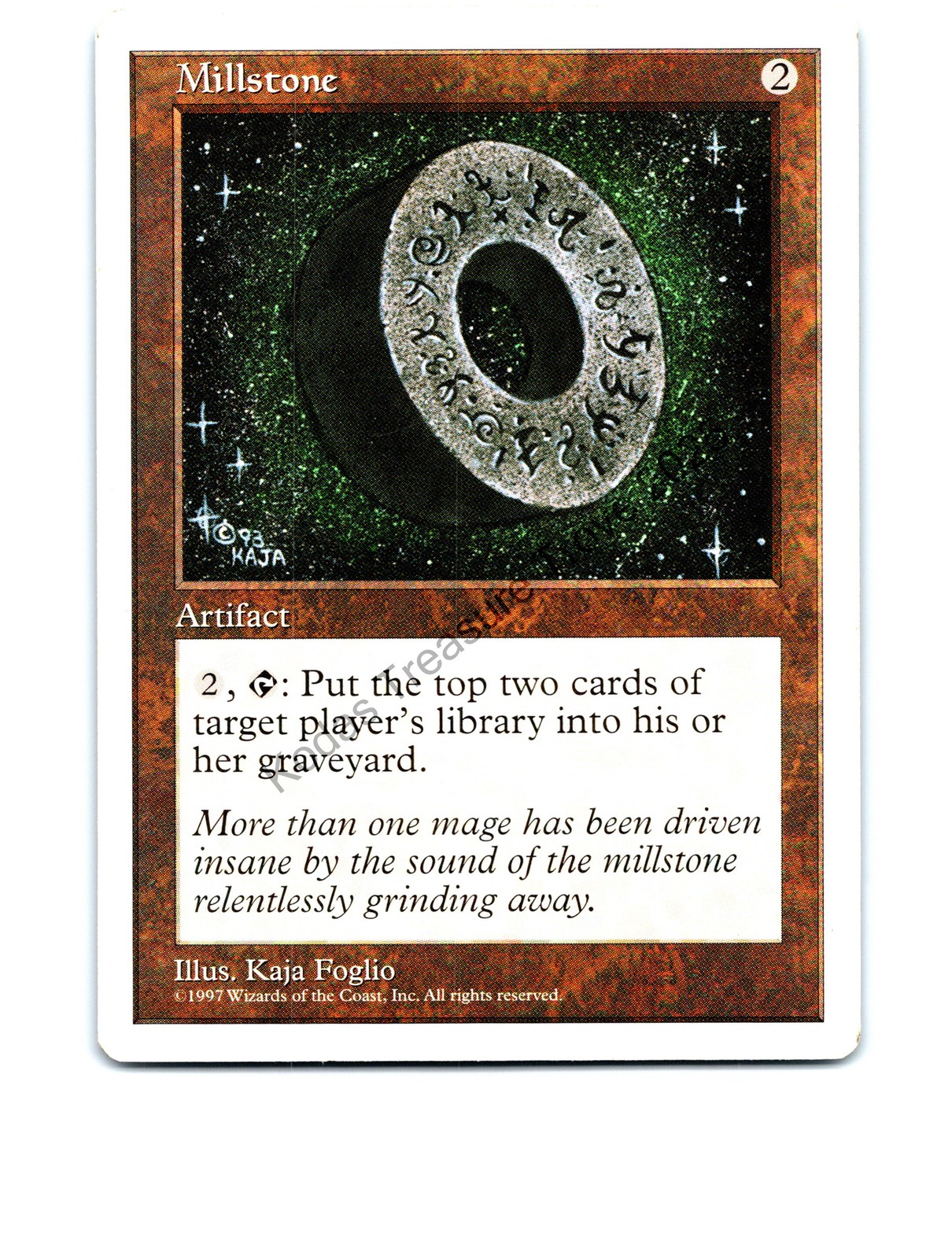 Millstone Artifact Rare 5th Edition MTG NP Near Mint or Better