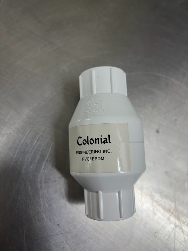 3/4 in Spring Check Valve PVC/V08221B (slip connector) (lot of 25)