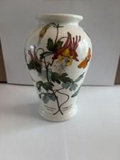 Portmeirion Botanic Garden Vase - Aquilegia Floral Motif