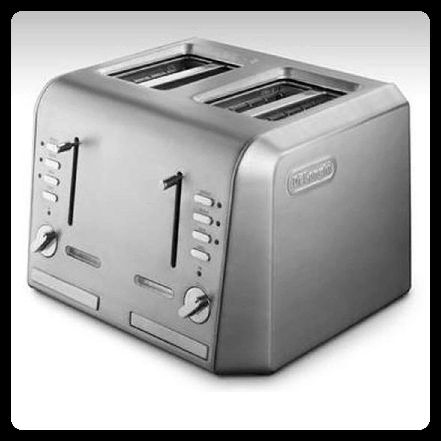 DeLonghi Toaster 4 Slice Bagel Wide Pro CTH4003 Esclusivo Metropolis NEW IN BOX