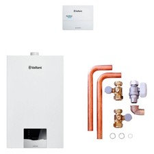 Vaillant Paket 1.668/2 ecoTEC plus VC 15 CS/1-5, VRC 710, Anschlusszubehör