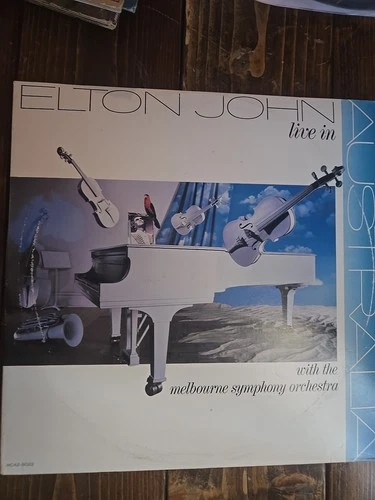 Elton John Live In Australia, Vinyl LP Album, MCA2-8022 Vg+