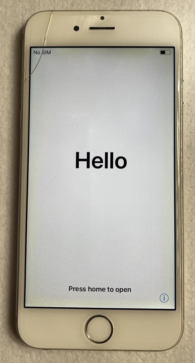 Apple iPhone 6 - 16GB - Silver (Unlocked) A1586 (CDMA + GSM) for