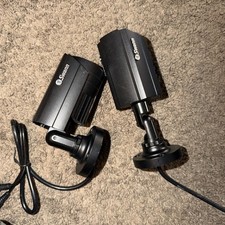 Swann Pro-530 Security Camera Lot Of 2 with Cables Pro Series CCTV